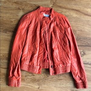 Peach Bomber Jacket
